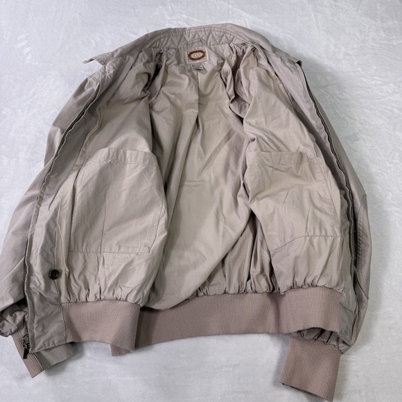 Vintage Banana Republic Jacket Mens Small Harrington Bomber 80s Elbow Patch - Picture 6 of 12